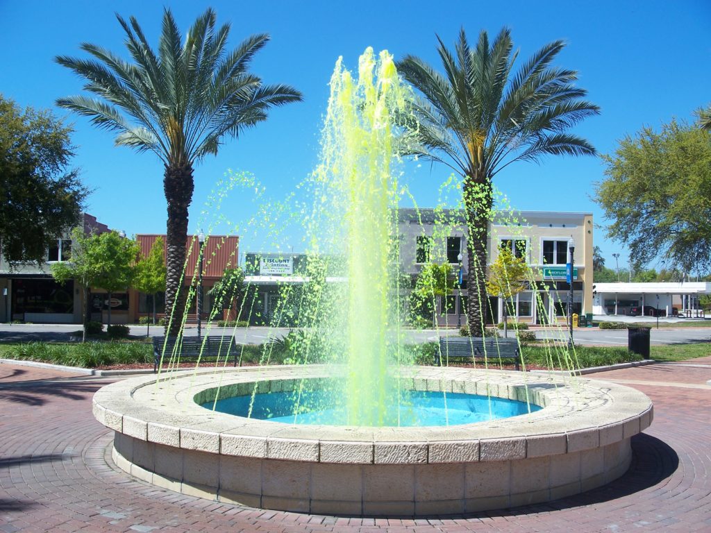 Fountain Green in Downtown Winter Haven, Florida
