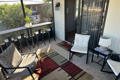 189 Edelweiss - Fully furnished lanai view from front doorway