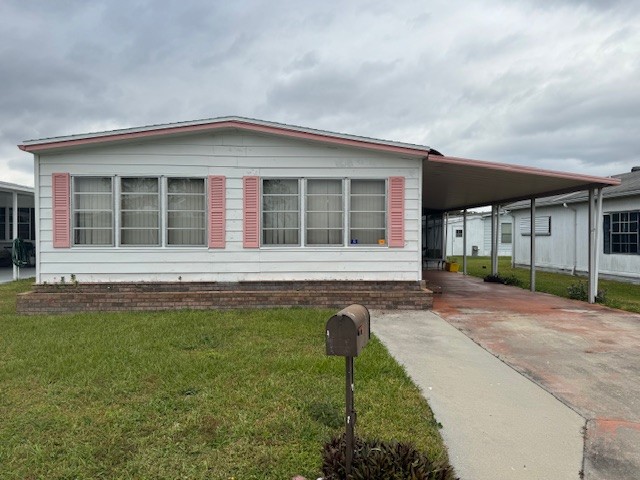 This home offers spacious comfort perfect for hosting all your unforgettable holiday gatherings, all while providing an affordable lifestyle. Two bedrooms, two bathrooms spacious floorplan. Private driveway, carport, storage shed, screened lanai.