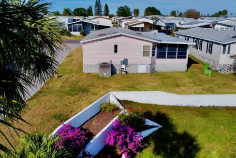 9 - Back of house with palm tree