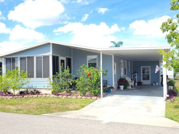 You’ll FALL IN LOVE with this WELL-MAINTAINED 1989 DOUBLE-WIDE, offering a relaxed and AFFORDABLE lifestyle. With 2 BEDROOMS, 2 bathrooms, and 1,008 sq. ft. of bright, OPEN LIVING space, it’s PERFECTLY DESIGNED for comfortable everyday living and welcoming guests with ease.