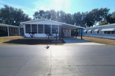 EXTERIOR FEATURES… • 10×20 SCREENED LANAI with TINTED VINYL WINDOWS for added privacy • WOOD RAMP to side entrance • 26×12 GARAGE/WORKSHOP with DOUBLE DOORS • 8×6 ATTACHED STORAGE SHED • PERIMETER LOT for added privacy • Located on a LOW-TRAFFIC STREET This home truly CHECKS ALL THE BOXES — AND MORE. Don’t let this one slip away! Spacious Garage, Perimeter Lot!